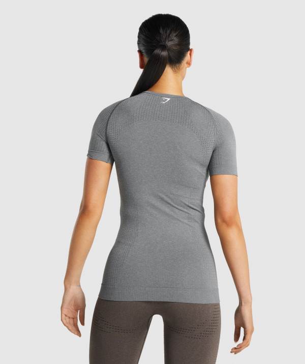 Damske Tricka Gymshark Vital Seamless 2.0 Siva | BE0378421